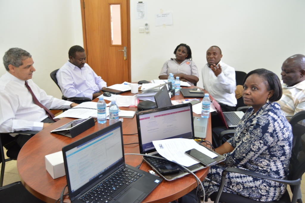 EACCR2 Secretariat team meeting with Prof Ghannem 